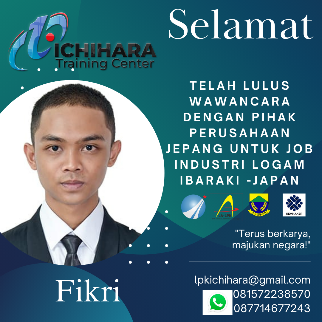 Lulus wawancara dengan user job industry Logam