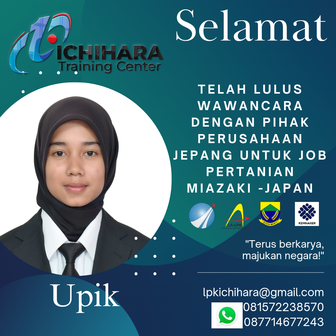 Lulus wawancara dengan user jepang